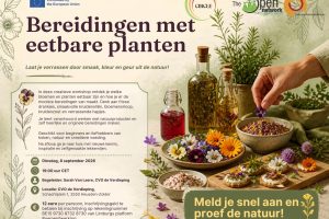 Workshop flyer Bereidingen eetbare planten